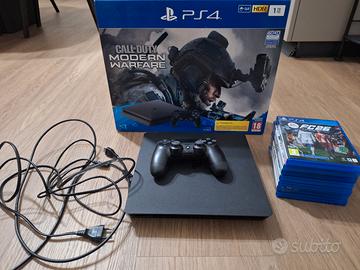 PlayStation 4 Slim Jet Black da 1TB