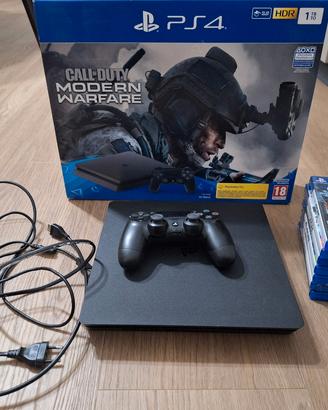 PlayStation 4 Slim Jet Black da 1TB