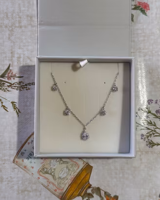 Collana Borsway argento e zirconi