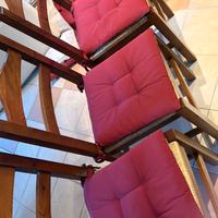 Panca in ciliegio +4 sedie