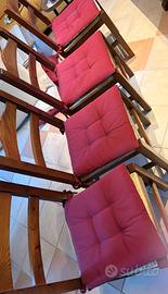 Panca in ciliegio +4 sedie