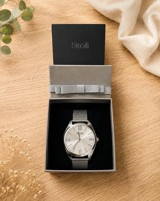 Orologio Stroili Acciaio Inox Grigio Argento
