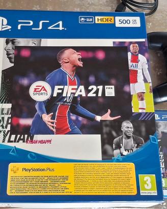PS4 Slim + gioco FIFA 21