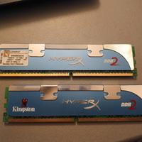 RAM 4GB (2x2GB), DDR2 KINGSTON KHX6400D2K2