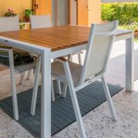TAVOLO DA GIARDINO TERRAZZO Teak e Alluminio