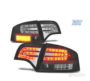 FANALI AUDI A4 B7 04-07 LED SFONDO NERO