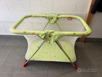 Box neonato/bambino pieghevole verde