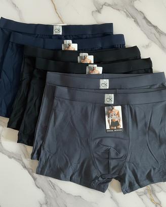 6 boxer uomo cotone 2XL tinta unita