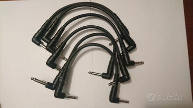 D'Addario Classic Series Patch Cable X6 pedalboard