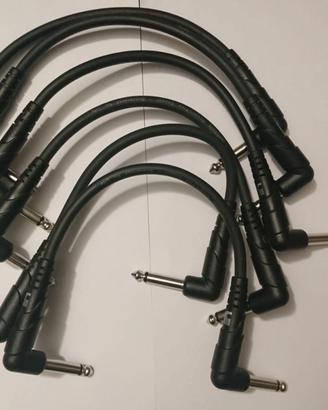 D'Addario Classic Series Patch Cable X6 pedalboard