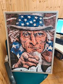 Quadro Led Zio Sam retroilluminato 