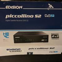 Nuovo.Ricevitore satellitare piccolino S2