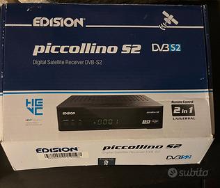 Nuovo.Ricevitore satellitare piccolino S2