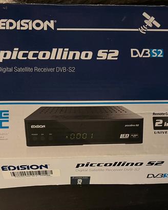 Nuovo.Ricevitore satellitare piccolino S2