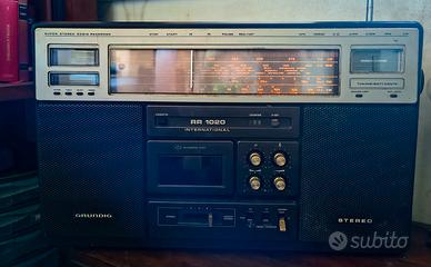 Splendida radio cassette vintage Grundig RR1020