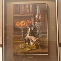 Quadro dipinto olio su tela A. Bonomini ‘900