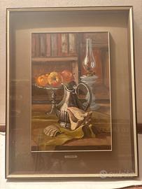 Quadro dipinto olio su tela A. Bonomini ‘900