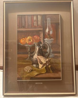 Quadro dipinto olio su tela A. Bonomini ‘900