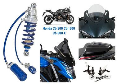 Honda Cbr 500 Cb 500 X cupolino scarico paramotore