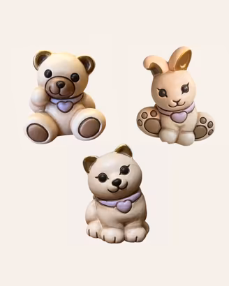 Thun x bauli - orso, coniglio e gatto