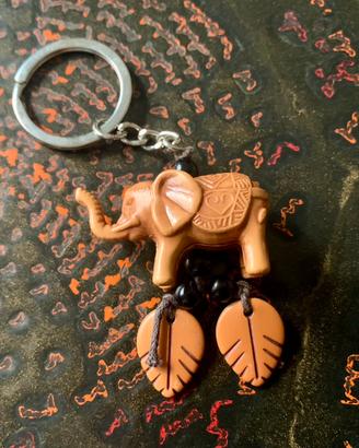 Portachiavi elefante etnico nuovo