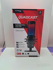 Microfono RGB HyperX QuadCast S