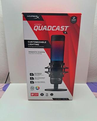 Microfono RGB HyperX QuadCast S