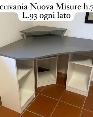 Scrivania angolare nuova