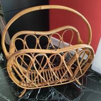 Porta riviste in bambù 