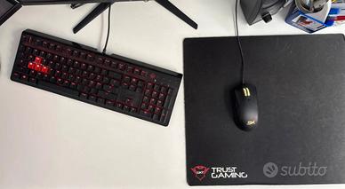 Combo tastiera+mouse+tappetino