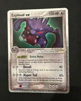 Pokemon Exploud Ex Holo Crystal Guardians Vintage