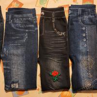 N.5 jeggings donna  perfette condizioni