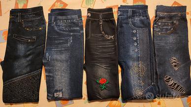 N.5 jeggings donna  perfette condizioni