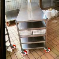 Carrello inox
