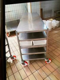 Carrello inox