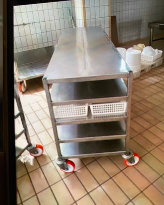 Carrello inox