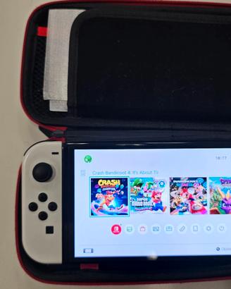 Nintendo switch oled + hori splitpad pikachu