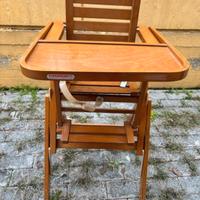 Seggiolone in legno per bimbi Foppapedretti 