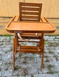 Seggiolone in legno per bimbi Foppapedretti 