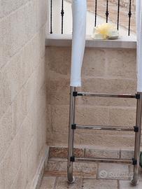 scala per piscina in acciaio 3 scalini 