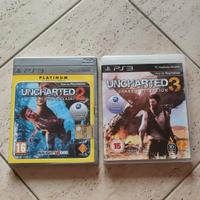Uncharted 2 Platinum (Ita) e 3 (ing) - PS3