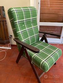 Sedia sdraio pieghevole