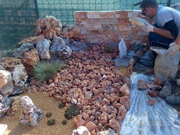 Camminamenti su prato, Arredo Giardino, rocce