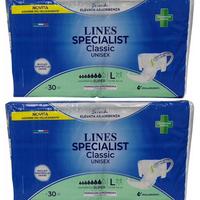 60 pz LINES Specialist Classic Pannoloni Adulti