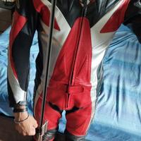 Tuta in pelle da moto - Suomy TG46 - Trattabile.
