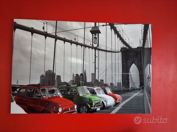 Quadro in plexiglas FIAT 500