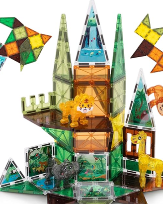 BONNYCO Costruzioni Magnetiche per Bambini con Fig