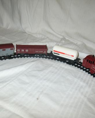 Trenino con carica a molla Vintage anni'70