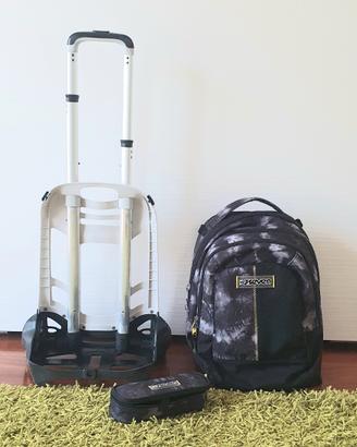 SEVEN - zaino scuola con astuccio coordinato 