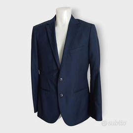 Completo Uomo Doppelgänger Blu Navy Slim Fit